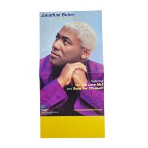 Jonathan Butler Do You Love Me? 12x24 Double Sided Flat Promo Poster 1997